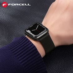 FORCELL FORCELL F-DESIGN FA03 trak za APPLE Watch 42 / 44 / 45 / 49 mm črn