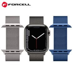 FORCELL FORCELL F-DESIGN FA03 trak za APPLE Watch 42 / 44 / 45 / 49 mm črn