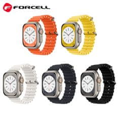 FORCELL FORCELL F-DESIGN FA12 trak za APPLE Watch 38 / 40 / 41 mm oranžna