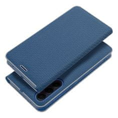 OEM LUNA Book Carbon etui za SAMSUNG Xcover 4 modri