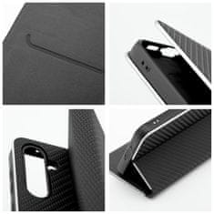 OEM LUNA Book Carbon ohišje za XIAOMI Redmi Note 13 Pro 4G / POCO M6 Pro 4G črno