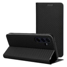 OEM LUNA Book Carbon ohišje za XIAOMI Redmi Note 13 Pro 4G / POCO M6 Pro 4G črno