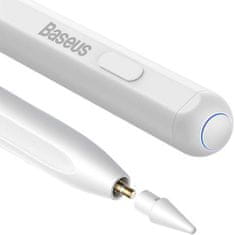 BASEUS BASEUS kapacitivni pisalo aktivno z induktivnim polnjenjem združljivo z iPadom + kabel tipa C na tip C 125 mAh Stylus Dual P80015802213-01/BS-PS010 bela