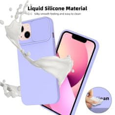 OEM SLIDE etui za IPHONE 13 Pro sivkaste barve