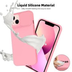 OEM SLIDE etui za IPHONE 13 Pro svetlo roza barve