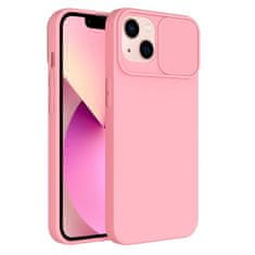 OEM SLIDE etui za IPHONE 15 Plus svetlo roza barve