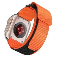 FORCELL FORCELL F-DESIGN FA05 najlonski trak za APPLE Watch 42 / 44 / 45 / 49 mm oranžna