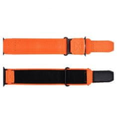 FORCELL FORCELL F-DESIGN FA05 najlonski trak za APPLE Watch 42 / 44 / 45 / 49 mm oranžna