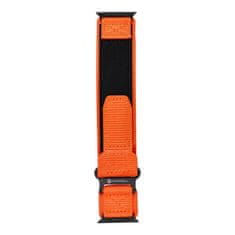 FORCELL FORCELL F-DESIGN FA05 najlonski trak za APPLE Watch 42 / 44 / 45 / 49 mm oranžna