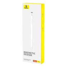 BASEUS BASEUS aktivni kapacitivni pisalo združljivo z iPadom + kabel tipa C na tip C 130 mAh pisalo Pisanje LED P80015802213-00 bela