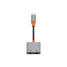 WiWU WiWU - Zvočni adapter LT10 tipa C na tip C + 3,5 mm