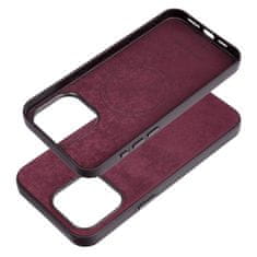 OEM Tkani ovitek MAG COVER, združljiv z MagSafe za IPHONE 15 Pro Max burgundske barve