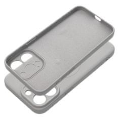 OEM Silikonski ovitek MAG COVER, združljiv z MagSafe za IPHONE 15 Pro Max titanium grey