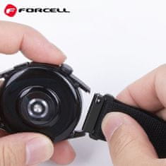 FORCELL FORCELL F-DESIGN FS05 trak za SAMSUNG Watch 20 mm črn