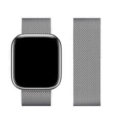 FORCELL FORCELL F-DESIGN FA03 trak za APPLE Watch 38 / 40 / 41 mm srebrn