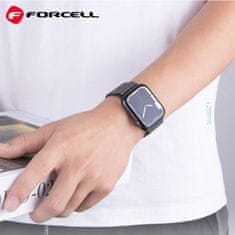 FORCELL FORCELL F-DESIGN FA03 trak za APPLE Watch 38 / 40 / 41 mm srebrn