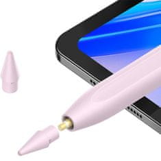 BASEUS BASEUS kapacitivni aktivni pisalo z induktivnim polnjenjem, združljivo z iPadom 125 mAh Stylus Writing 2 Lite SXBC060104/BS-PS003 roza