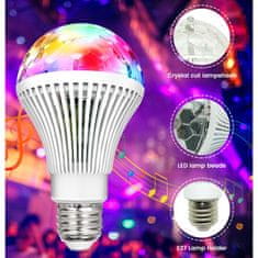 OEM LED Disco Mini Party vrtljiva žarnica E27 LBCRL