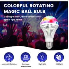 OEM LED Disco Mini Party vrtljiva žarnica E27 LBCRL