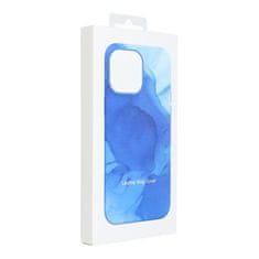 OEM Usnjen ovitek MAG COVER, združljiv z MagSafe za IPHONE 14 Plus blue splash