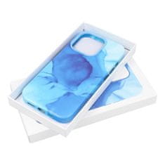 OEM Usnjen ovitek MAG COVER, združljiv z MagSafe za IPHONE 13 Pro blue splash