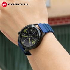 FORCELL FORCELL F-DESIGN FS05 trak za SAMSUNG Watch 22 mm mornarsko modra