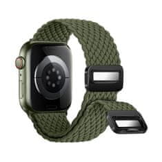 FORCELL FORCELL F-DESIGN FA02 magnetni najlonski trak za APPLE Watch 38 / 40 / 41 mm temno olivno zelena