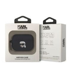 Karl Lagerfeld KARL LAGERFELD etui za APPLE Airpods 2 KLAP2RUNIKK (3D Sil NFT Karl) black