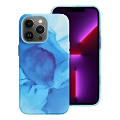 OEM Usnjen ovitek MAG COVER, združljiv z MagSafe za IPHONE 13 Pro blue splash