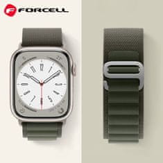 FORCELL FORCELL F-DESIGN FA13 trak za APPLE Watch 42 / 44 / 45 / 49 mm zelen