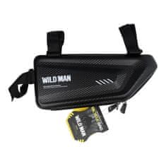 WILD MAN WILDMAN kolesarska torba pod okvirjem s ključavnico E4 1,5L ( 4" - 7" ) črna