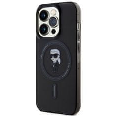 Karl Lagerfeld KARL LAGERFELD etui za IPHONE 15 Pro KLHMP15LHFCKNOK (Ikonik + MAG) black