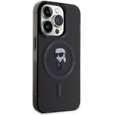 Karl Lagerfeld KARL LAGERFELD etui za IPHONE 15 Pro KLHMP15LHFCKNOK (Ikonik + MAG) black