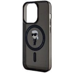 Karl Lagerfeld KARL LAGERFELD etui za IPHONE 15 Pro KLHMP15LHFCKNOK (Ikonik + MAG) black