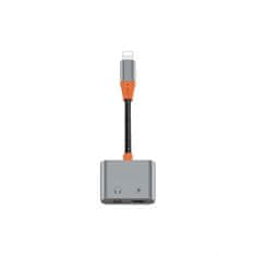 WiWU WiWU - Zvočni adapter LT07 Lightning na Lightning + 3,5 mm