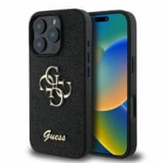 Guess GUESS etui za IPHONE 16 Pro Max GUHCP16XHG4SGK (Fixed Glitter Big 4G) črn