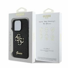 Guess GUESS etui za IPHONE 16 Pro Max GUHCP16XHG4SGK (Fixed Glitter Big 4G) črn