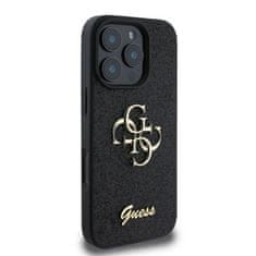 Guess GUESS etui za IPHONE 16 Pro Max GUHCP16XHG4SGK (Fixed Glitter Big 4G) črn