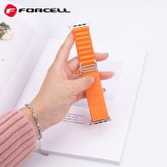 FORCELL FORCELL F-DESIGN FA13 trak za APPLE Watch 38 / 40 / 41 mm oranžna