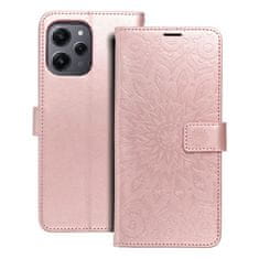 OEM MEZZO Knjižni ovitek za XIAOMI Redmi 12 4G / 12 5G mandala zlato roza