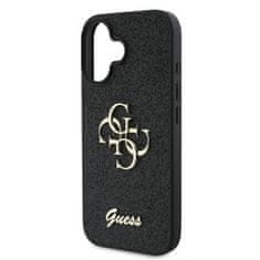 Guess GUESS etui za IPHONE 16 Plus GUHCP16MHG4SGK (Fixed Glitter Big 4G) črn