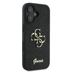 Guess GUESS etui za IPHONE 16 Plus GUHCP16MHG4SGK (Fixed Glitter Big 4G) črn