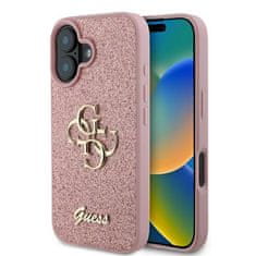 Guess GUESS etui za IPHONE 16 Plus GUHCP16MHG4SGP (Fixed Glitter Big 4G) roza