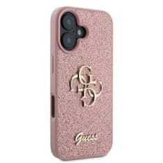 Guess GUESS etui za IPHONE 16 Plus GUHCP16MHG4SGP (Fixed Glitter Big 4G) roza