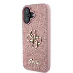 Guess GUESS etui za IPHONE 16 Plus GUHCP16MHG4SGP (Fixed Glitter Big 4G) roza