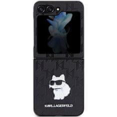 Karl Lagerfeld KARL LAGERFELD etui za SAMSUNG Z Flip 5 KLHCZF5SAPCHNPK (Saffiano Mono Choupette PIN) black