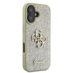 Guess GUESS etui za IPHONE 16 Plus GUHCP16MHG4SGD (Fixed Glitter Big 4G) zlata