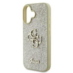 Guess GUESS etui za IPHONE 16 Plus GUHCP16MHG4SGD (Fixed Glitter Big 4G) zlata