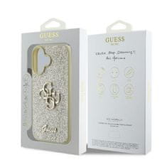 Guess GUESS etui za IPHONE 16 Plus GUHCP16MHG4SGD (Fixed Glitter Big 4G) zlata