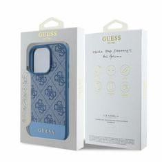 Guess GUESS etui za IPHONE 16 Pro GUHCP16LG4GLBL (4G PU Bottom Stripe) modri